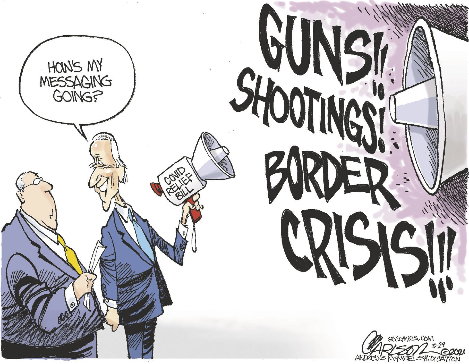 The latest editorial cartoon